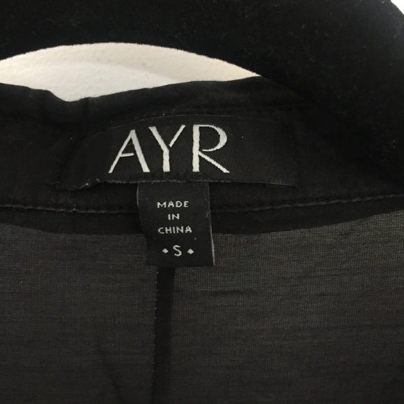 AYR Sheer Button Up - Picture 3 of 3